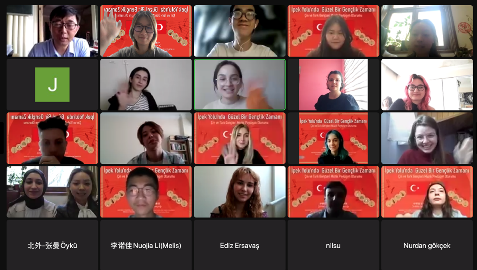 304am永利集团土耳其语专业同伊斯坦布尔大学中文系 开展线上交流会活动